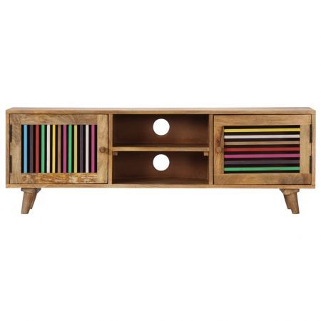 TV Cabinet 120x30x40 cm Solid Mango Wood