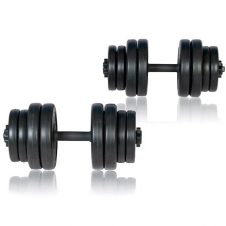 Folding Weight Bench Dumbbell Barbell Set Home Gym