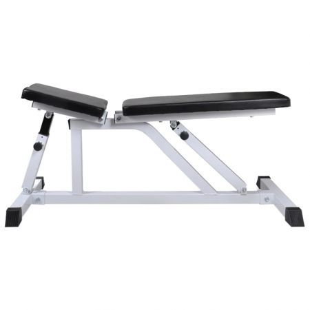 Workout Bench with Barbell and Dumbbell Set 30.5 kg