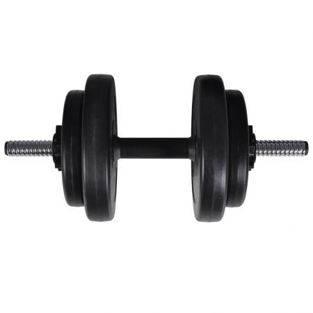 Workout Bench with Weight Rack Barbell and Dumbbell Set 60.5kg