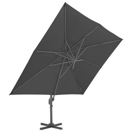 Outdoor Umbrella with Portable Base Anthracite