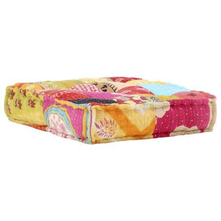 Modular Pouffe Patchwork Fabric