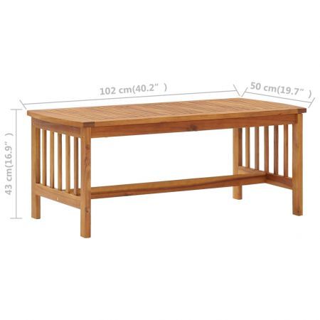 5 Piece Garden Lounge Set Solid Acacia Wood