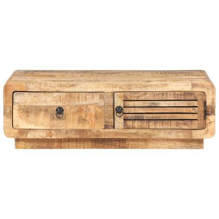 Coffee Table 90x60x29 cm Rough Mango Wood