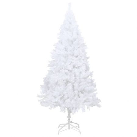 Artificial Christmas Tree with Thick Branches White 150 cm PVC