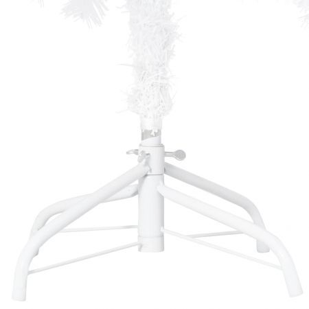 Artificial Christmas Tree with Thick Branches White 150 cm PVC