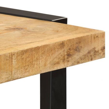 Bar Table 120x40x101 cm Rough Mango Wood