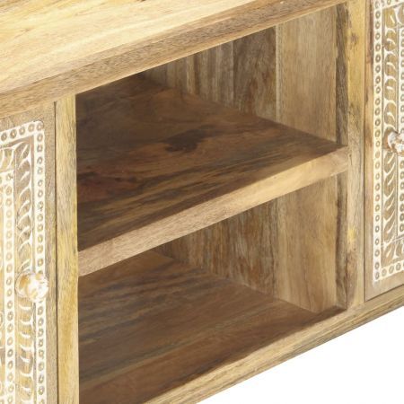 TV Cabinet 120x30x40 cm Solid Mango Wood