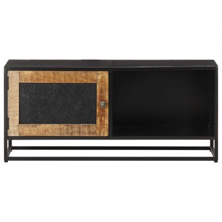 TV Cabinet 90x30x40 cm Rough Mango Wood