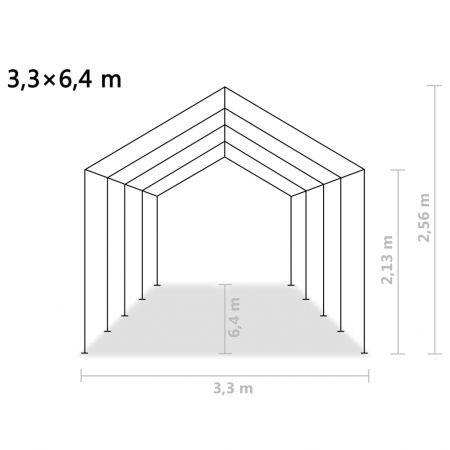 Tent Fabric 3.3x6.4 m Dark Green