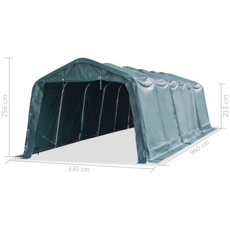 Tent Fabric 3.3x9.6 m Dark Green