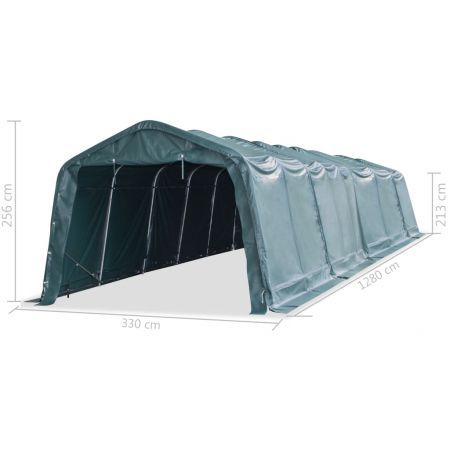 Tent Fabric 3.3x12.8 m Dark Green