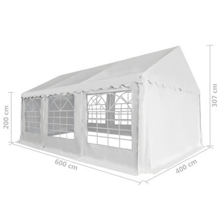 Tent Fabric 4x6 m White