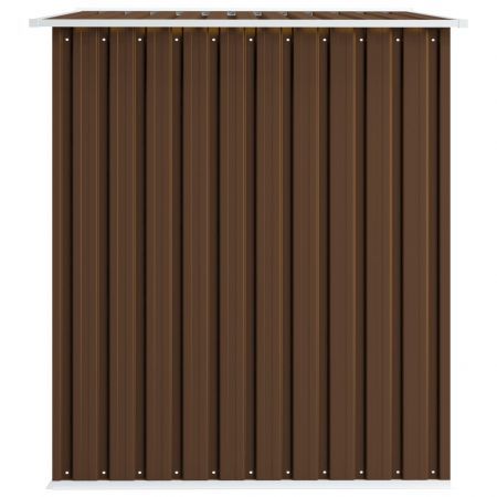 Garden Storage Shed Brown 257x205x178 cm Steel