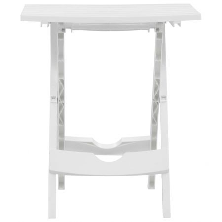 Folding Garden Table 45.5x38.5x50 cm White