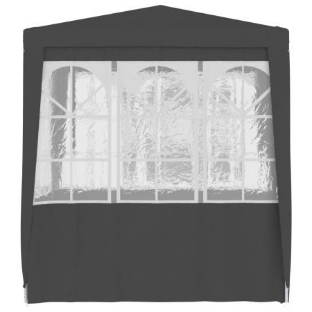 Professional Party Tent with Side Walls 2x2 m Anthracite 90 g/m²