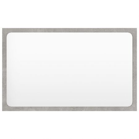 Bathroom Mirror Concrete Grey 60x1.5x37 cm Chipboard