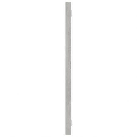 Bathroom Mirror Concrete Grey 60x1.5x37 cm Chipboard