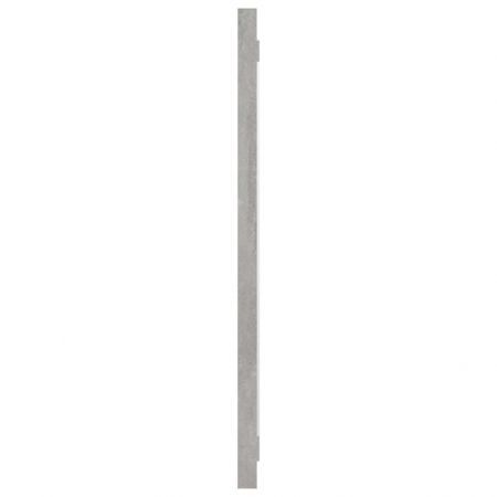 Bathroom Mirror Concrete Grey 80x1.5x37 cm Chipboard