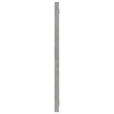 Bathroom Mirror Concrete Grey 90x1.5x37 cm Chipboard