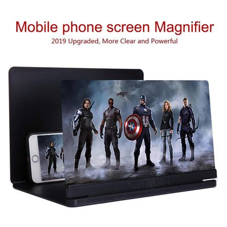 HD Smart Phone Screen Enlarger Movie Amplifier for All Mobile Phones 12 inch