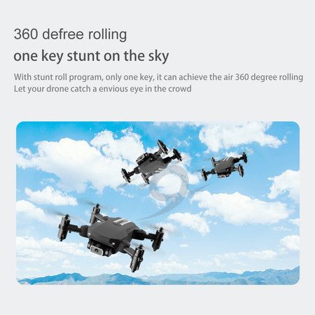 Mini WiFi FPV with  4K  HD Camera Altitude Hold Mode Foldable RC Drone Quadcopter RTF