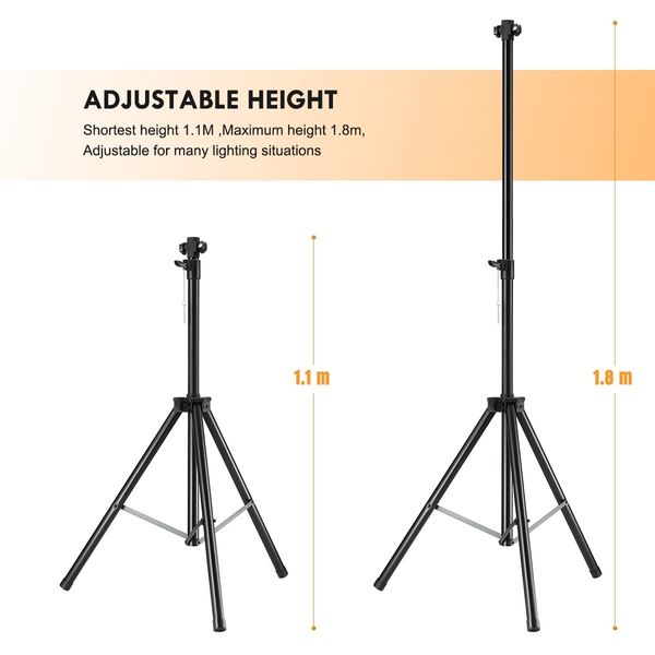 Heavy Duty Adjustable Tripod Stand for Maxkon Outdoor Infrared Heaters 