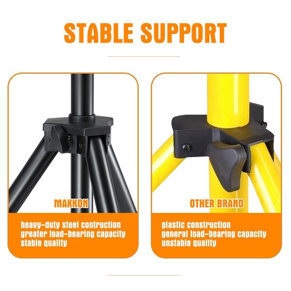 Heavy Duty Adjustable Tripod Stand for Maxkon Outdoor Infrared Heaters 