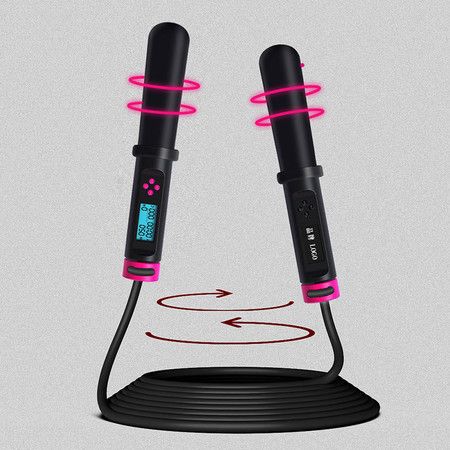 Digital Weight Calories Time Setting Skipping Rope r for Fitness