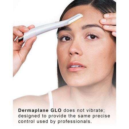 Flawless Dermaplane Glo Lighted Facial Exfoliator - Non-Vibrating (White)