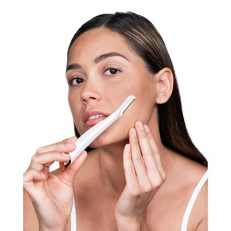 Flawless Dermaplane Glo Lighted Facial Exfoliator - Non-Vibrating (White)