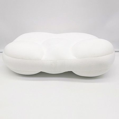 Egg Shaped Sleep Pillows All-Round Clouds Pillow  Memory Foam Cervical Massage Col.White