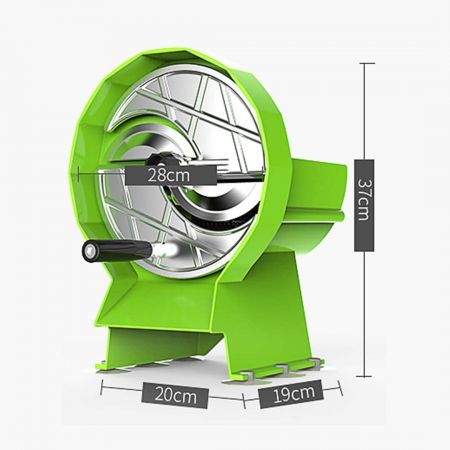 Commercial Manual Vegetable Fruit Slicer Kitchen Cutter Machine Green