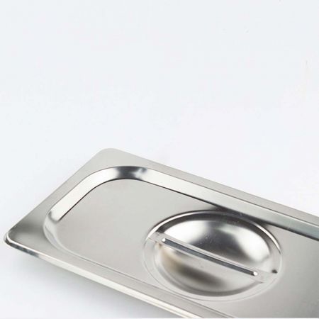 2X Gastronorm GN Pan Lid Full Size 1/2 Stainless Steel Tray Top Cover