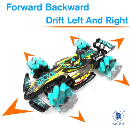 2021 Newest RC 2.4G remote control car toy drift racing high speed small spray stunt led spary music 3 in 1 car