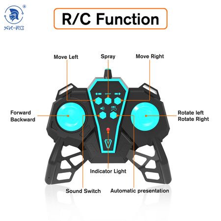 2021 Newest RC 2.4G remote control car toy drift racing high speed small spray stunt led spary music 3 in 1 car