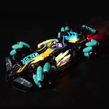 2021 Newest RC 2.4G remote control car toy drift racing high speed small spray stunt led spary music 3 in 1 car