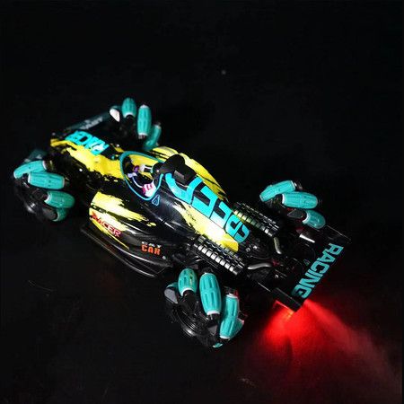 2021 Newest RC 2.4G remote control car toy drift racing high speed small spray stunt led spary music 3 in 1 car