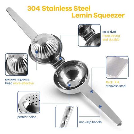 Stainless Steel Lemon Squeezer Juicer