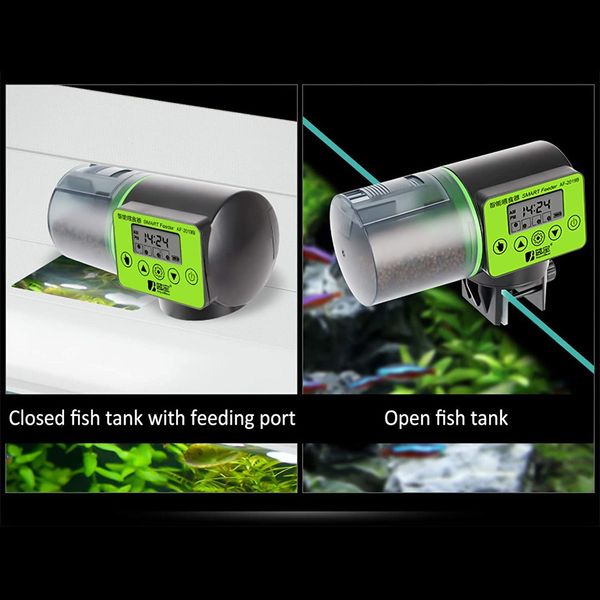 Auto Fish Feeder with Smart Timer Digital LCD Screen Automatic Aquarium