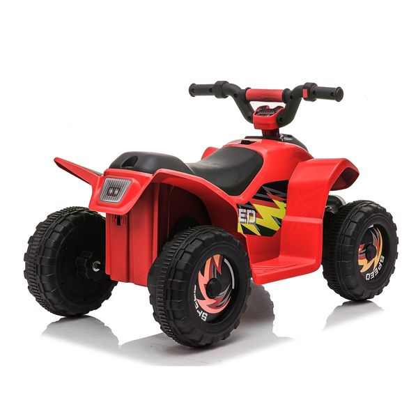 Kids Ride On Toy 6V Electric ATV Quad Rechargeable Battery Red