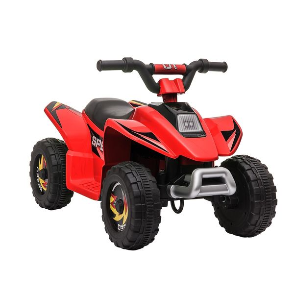 Kids Ride On Toy 6V Electric ATV Quad Rechargeable Battery Red