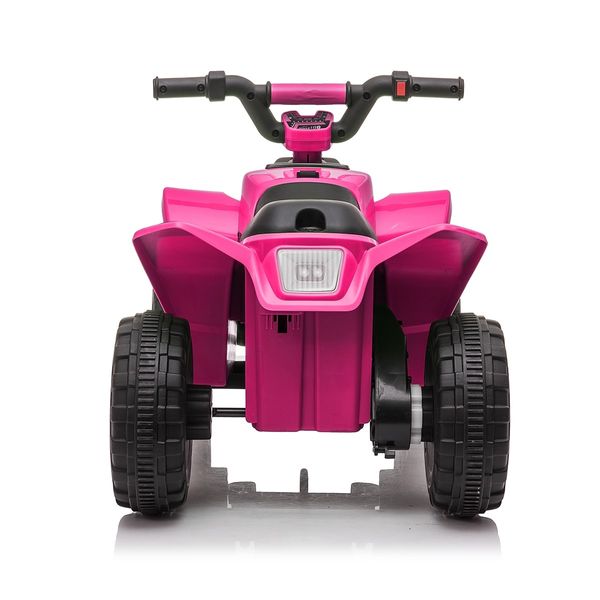 Kids Ride On Toy 6V Electric ATV Quad Rechargeable Battery Pink 