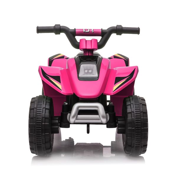 Kids Ride On Toy 6V Electric ATV Quad Rechargeable Battery Pink 