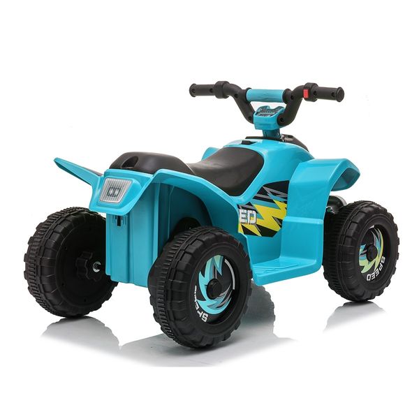 Kids Ride On Toy 6V Electric ATV Quad Rechargeable Battery Blue