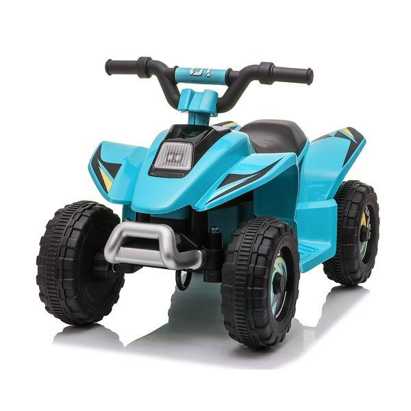 Kids Ride On Toy 6V Electric ATV Quad Rechargeable Battery Blue