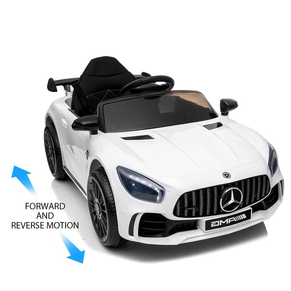 Mercedes-Benz Licensed Children Kids Electric Cars Ride on Toy 2.4G R/C Remote Control Age 3+ White