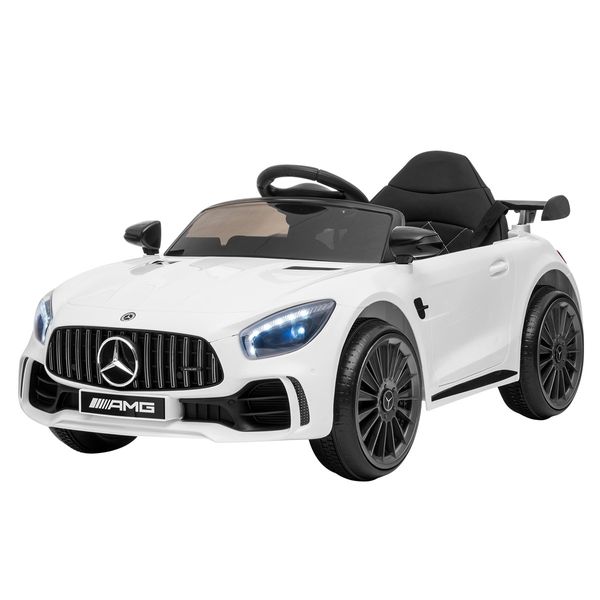 Mercedes-Benz Licensed Children Kids Electric Cars Ride on Toy 2.4G R/C Remote Control Age 3+ White