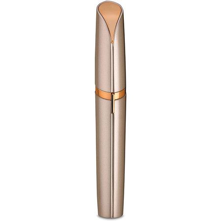 Painless Eyebrow Hair Remover - The ultimate brow and electric shaver tool, a professional facial hair shaver for women (Gold)