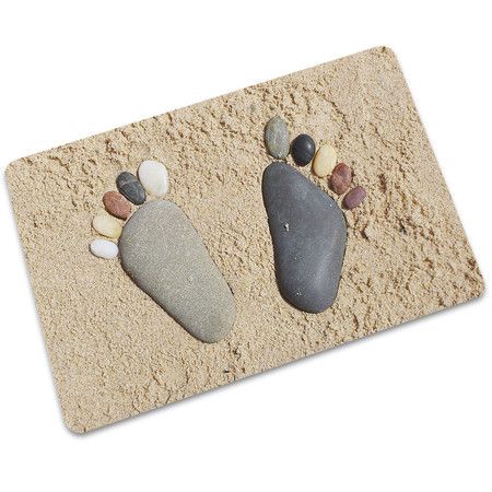 3D Cobblestone Print Floor Indoor Outdoor Doormats Funny Door Mat   60x40cm